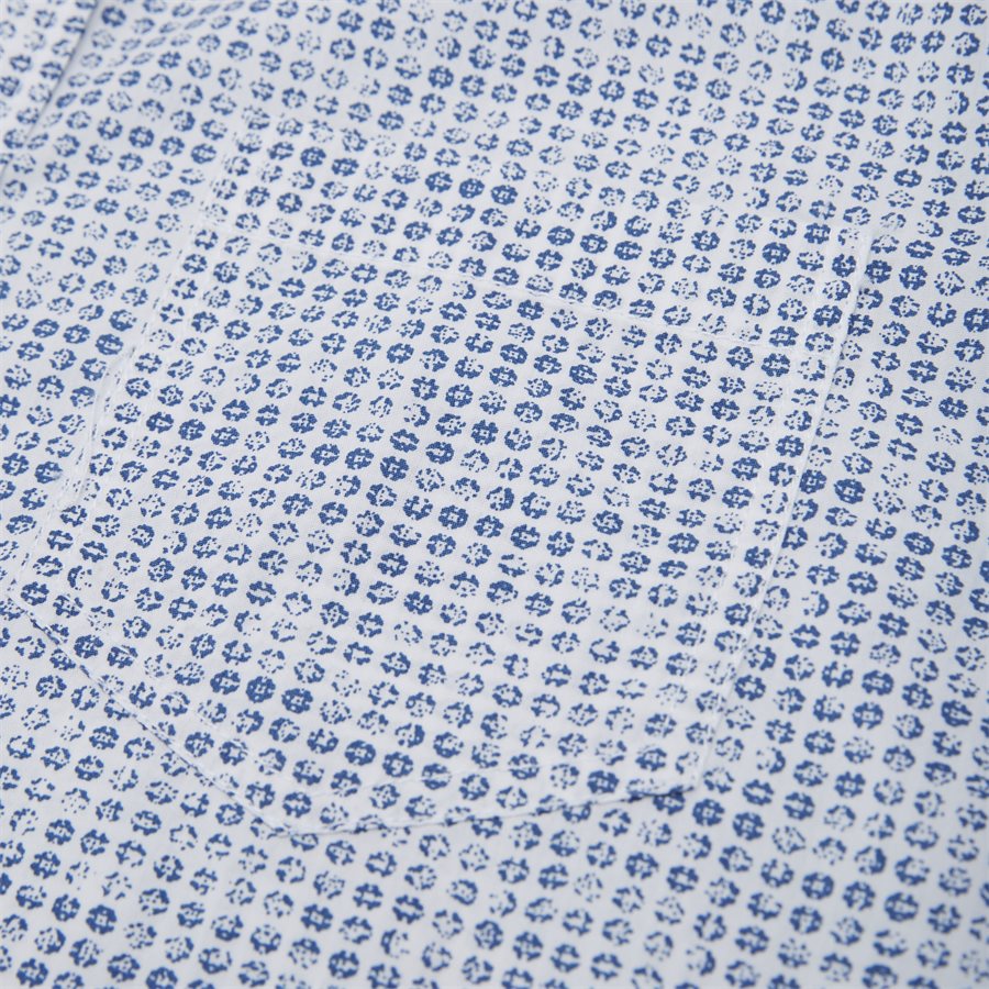 15284 1254 - Mads Blue Print CP - Skjorter - Regular - HVID - 3