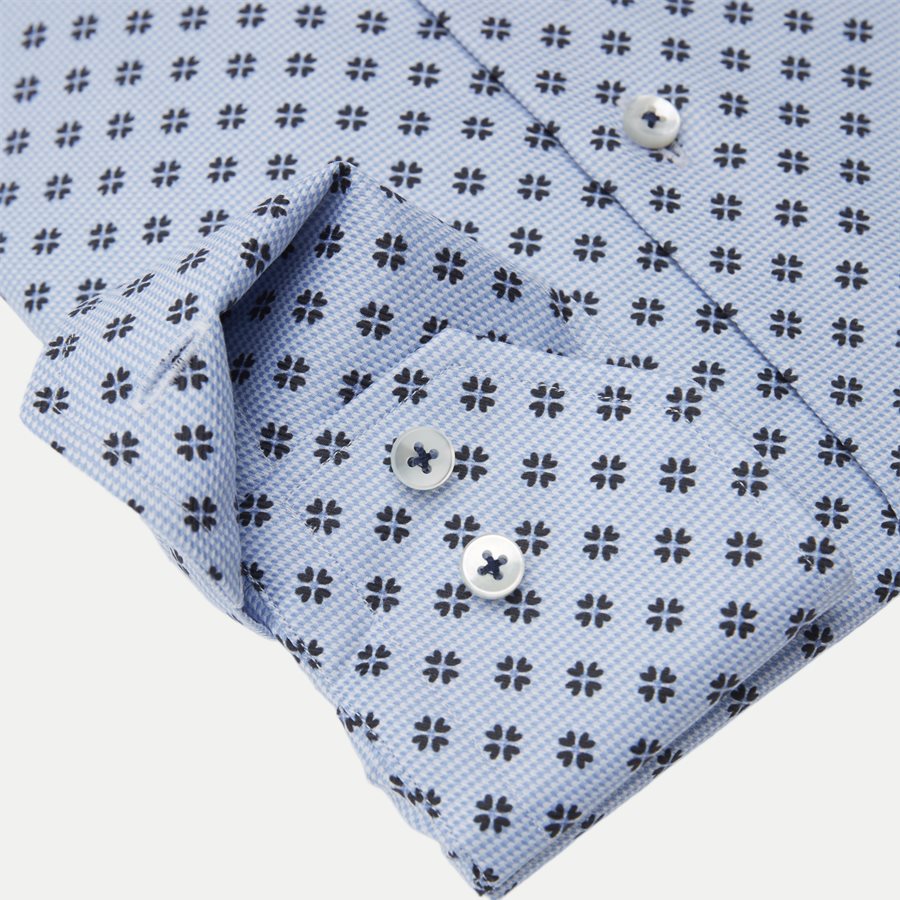 7758 712751/612751 - Twofold Super Cotton Skjorte - Skjorter - BLÅ - 4