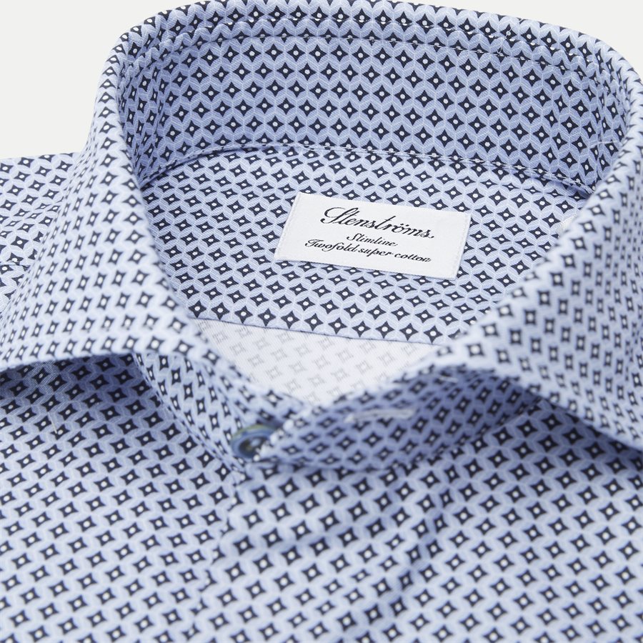 7707 712111/612111 - 7707 Twofold Super Cotton Skjorte - Skjorter - BLÅ - 2