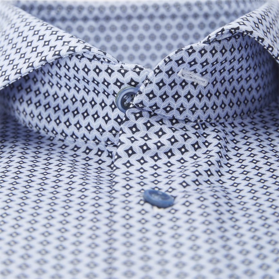 7707 712111/612111 - 7707 Twofold Super Cotton Skjorte - Skjorter - BLÅ - 3