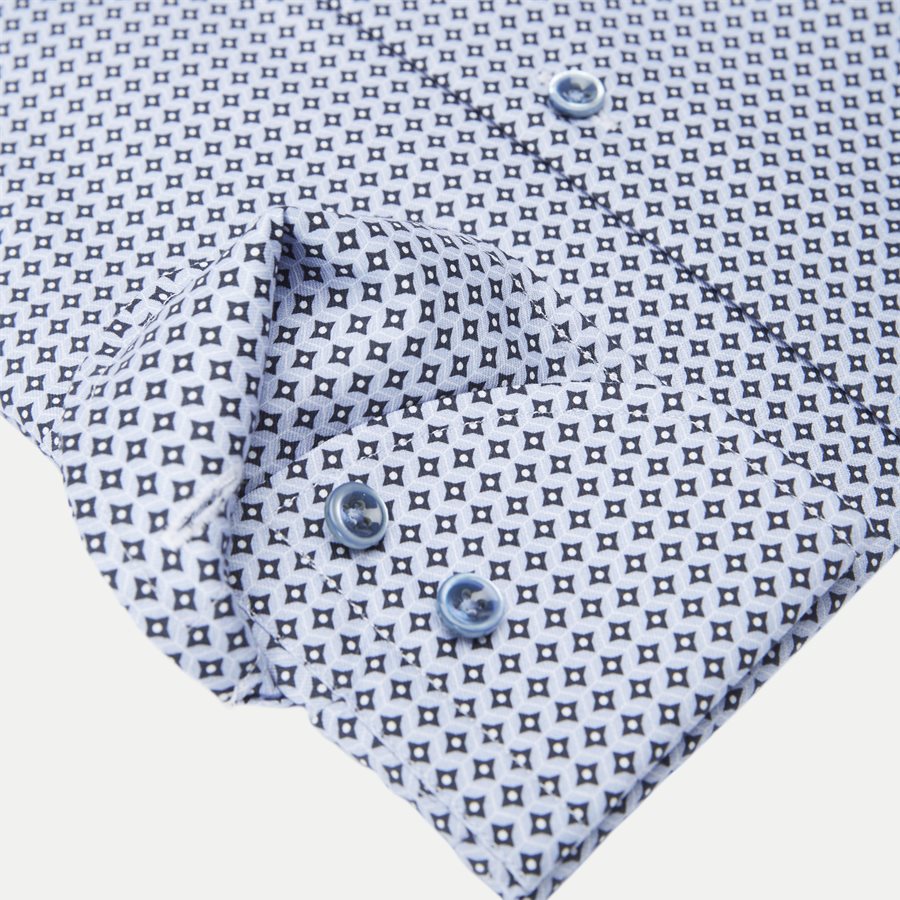 7707 712111/612111 - 7707 Twofold Super Cotton Skjorte - Skjorter - BLÅ - 4