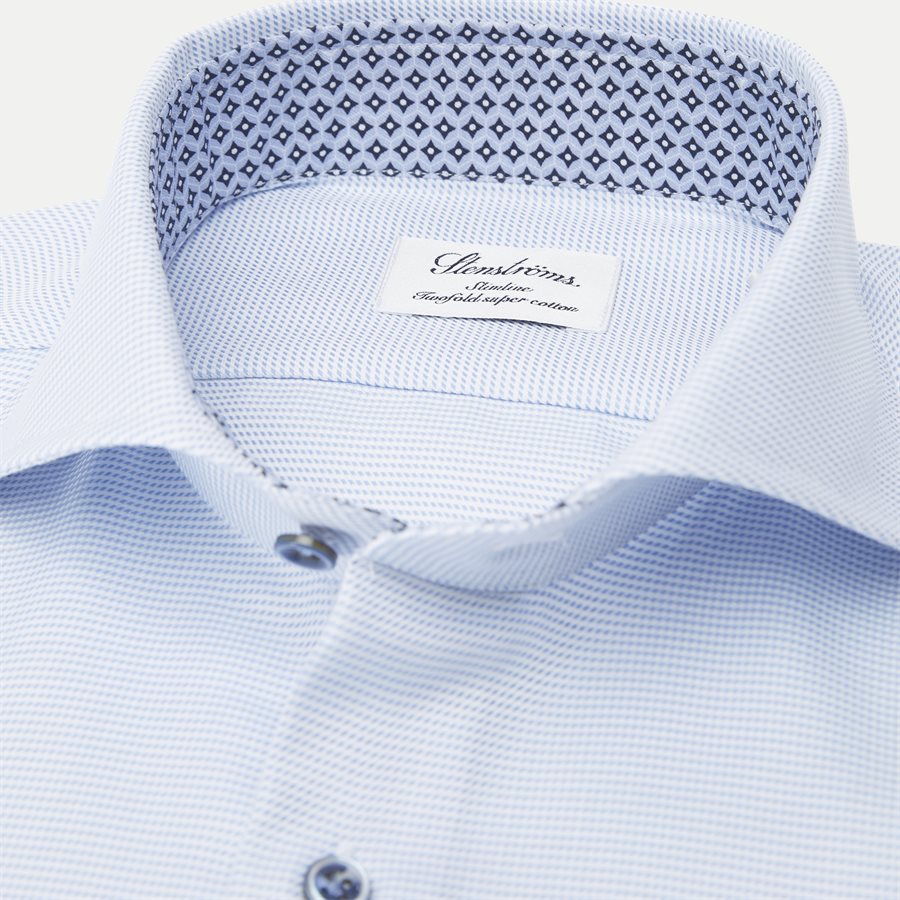 2193 784111/684111 - 2193 Twofold Super Cotton Skjorte - Skjorter - LYSBLÅ - 2