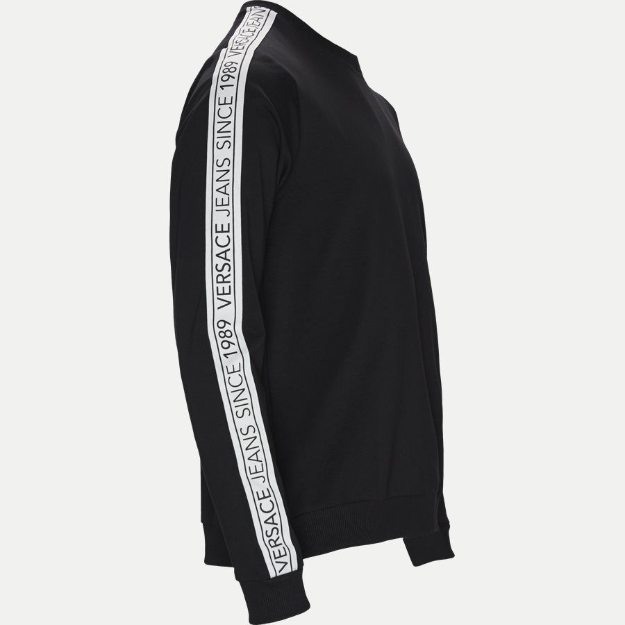 B7GTB7F9 13850 - Fleece Logo Tape Sweatshirt - Sweatshirts - Regular - SORT - 4