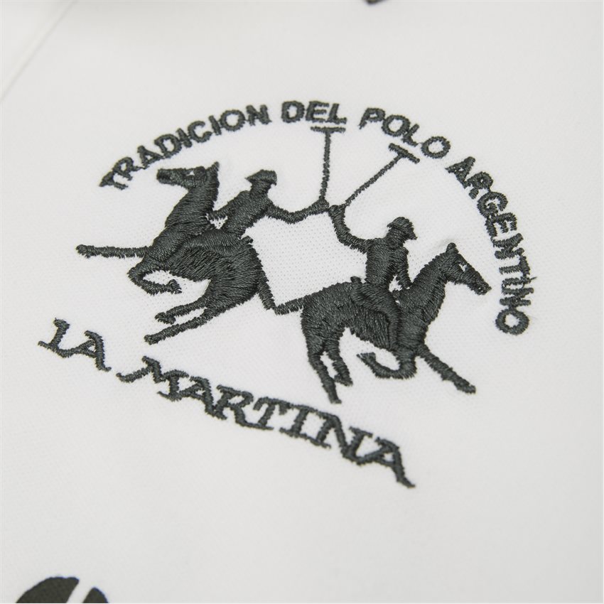 La Martina T-shirts NMPG30-PK001 HVID