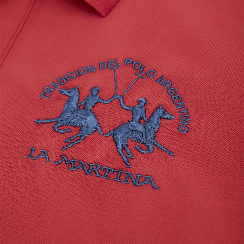 La Martina T-shirts NMP010-PK001 RØD