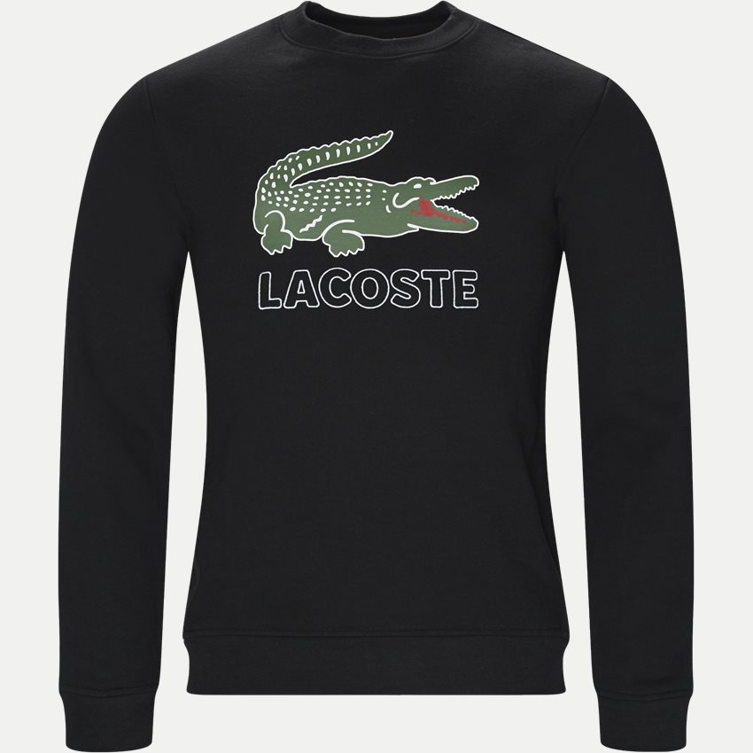Lacoste Sweatshirts SH6382 SORT