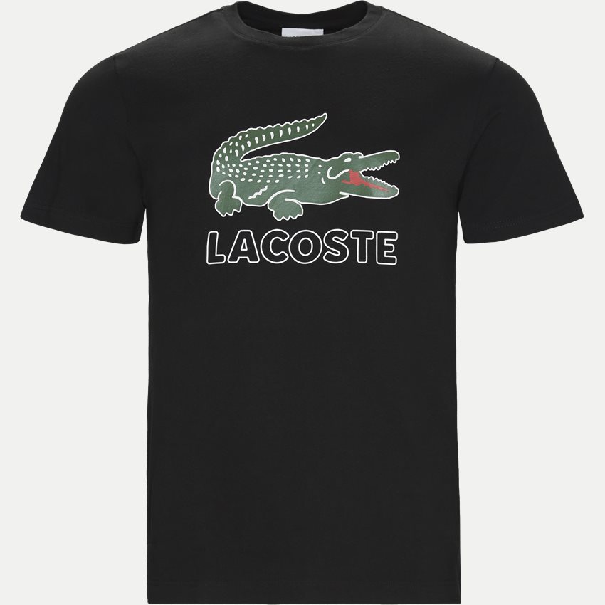 Lacoste T-shirts TH6386 SORT