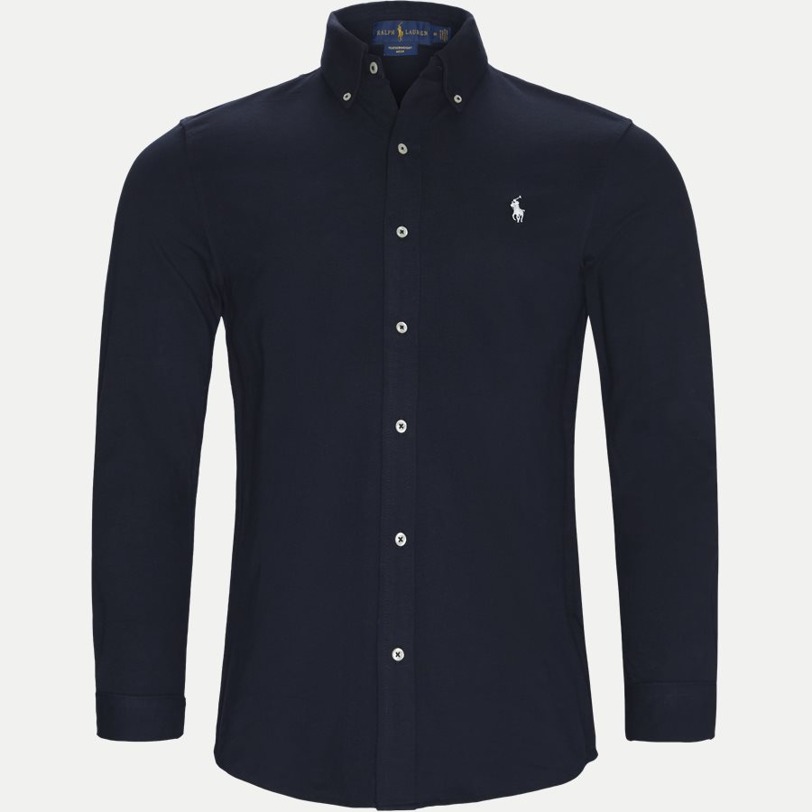 710654408, - Featherweight Mesh Shirt - Skjorter - Regular - NAVY - 1
