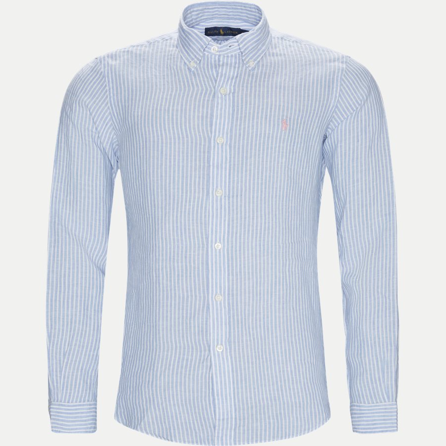 710740807 - Button-down Skjorte - Skjorter - Regular - BLÅ - 1