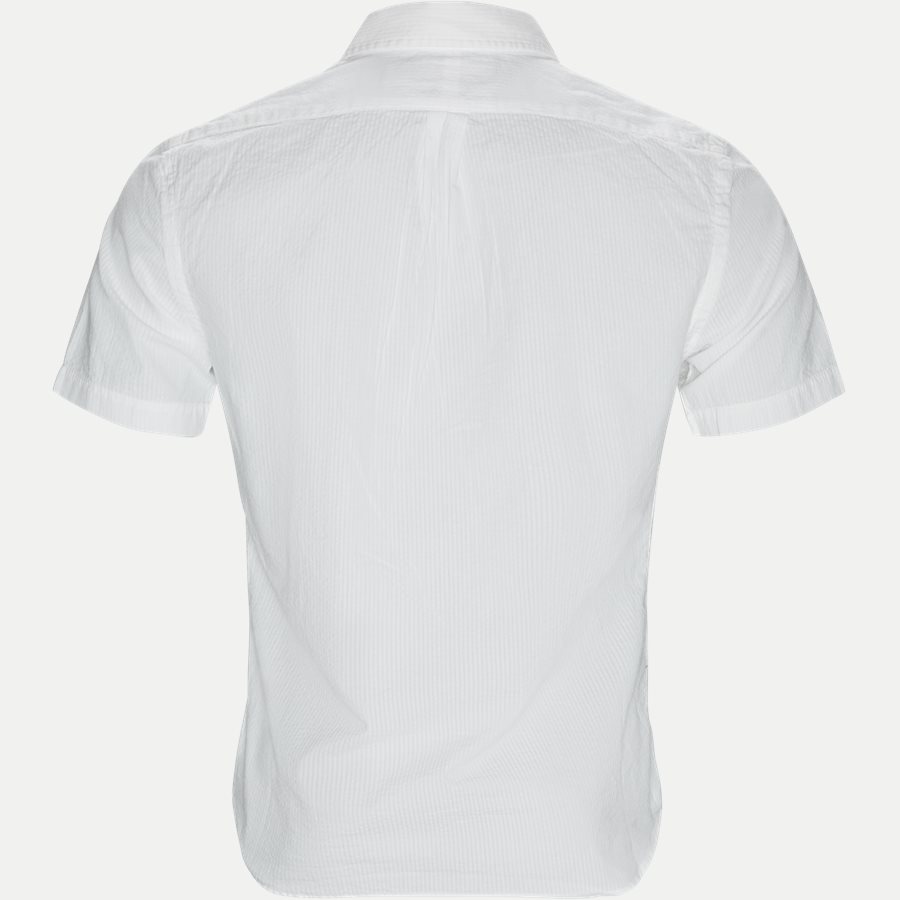 710744866 - Short Sleeve Seersucker Shirt - Skjorter - Slim - HVID - 2