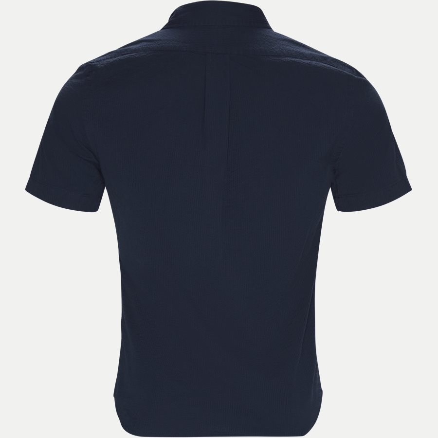 710744866 - Short Sleeve Seersucker Shirt - Skjorter - Slim - NAVY - 2