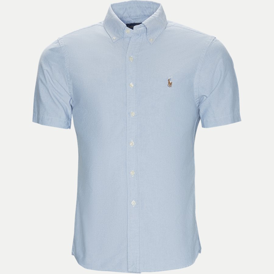 710744938 - Kortærmet Oxford Skjorte - Skjorter - Slim - LYSBLÅ - 1