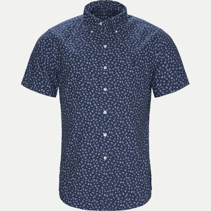 710740851 - Newport Flower Short Sleeved Shirt - Skjorter - Regular - NAVY - 1