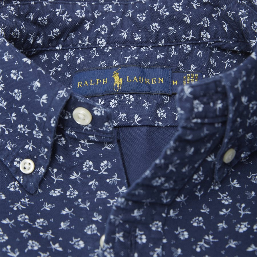 710740851 - Newport Flower Short Sleeved Shirt - Skjorter - Regular - NAVY - 3