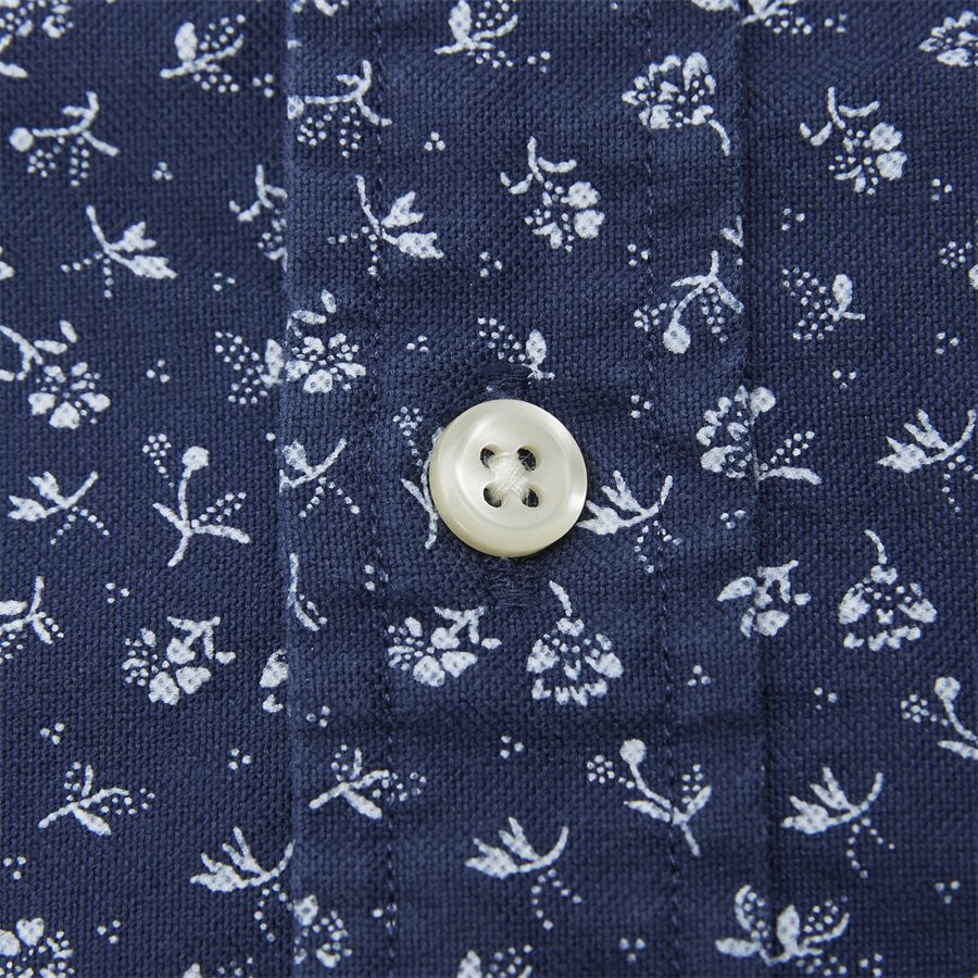 710740851 - Newport Flower Short Sleeved Shirt - Skjorter - Regular - NAVY - 4