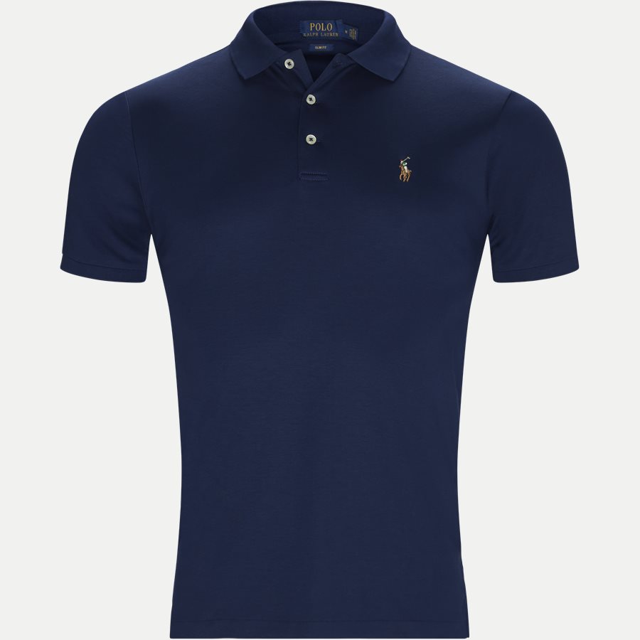 710652578 - Classic Soft Polo - T-shirts - Slim - BLÅ - 1