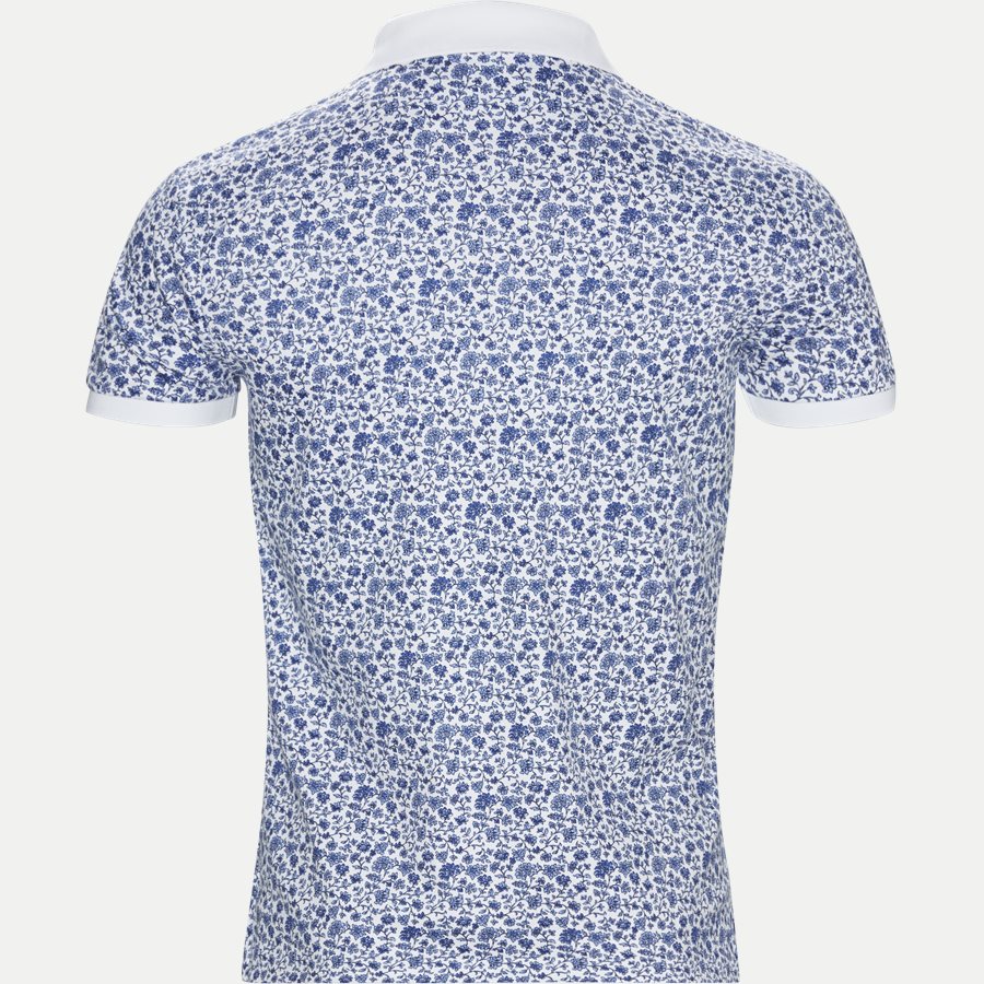 710744899 - Mønstret Polo t-shirt - T-shirts - Slim - HVID - 2