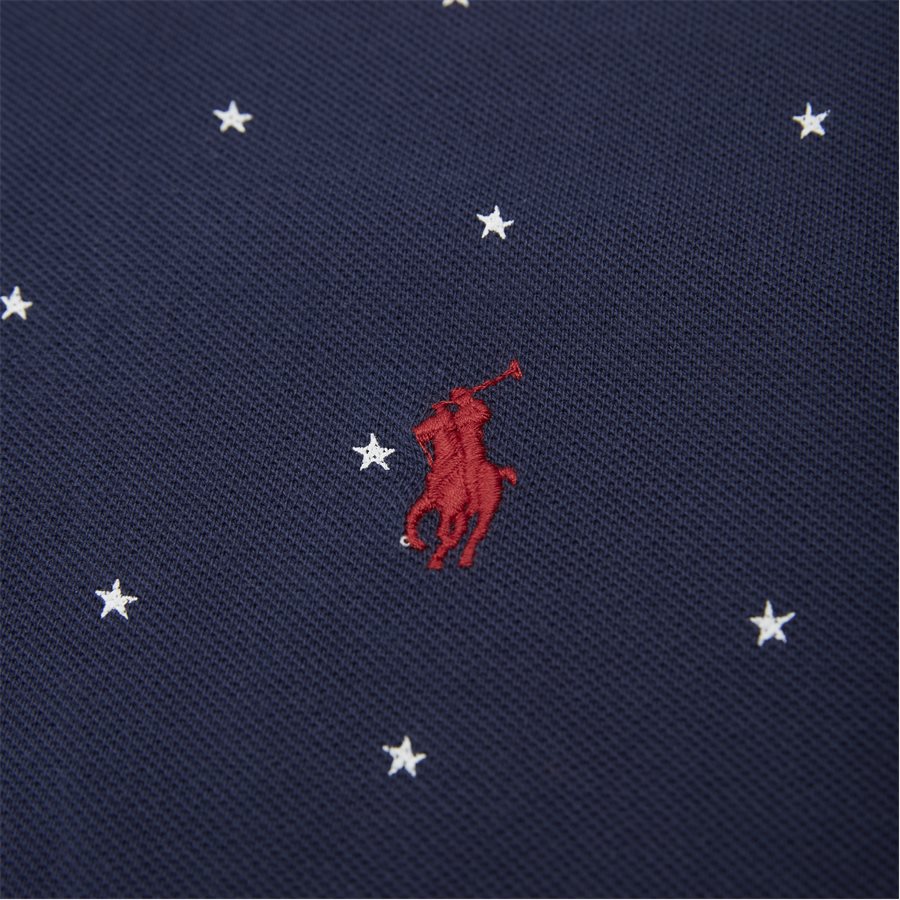 710720813 - Caribbean Floral Pique Polo - T-shirts - Regular slim fit - DENIM - 3