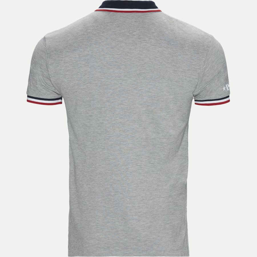 710753174 - Neck Logo Polo T-shirt - T-shirts - Slim - GRÅ - 2