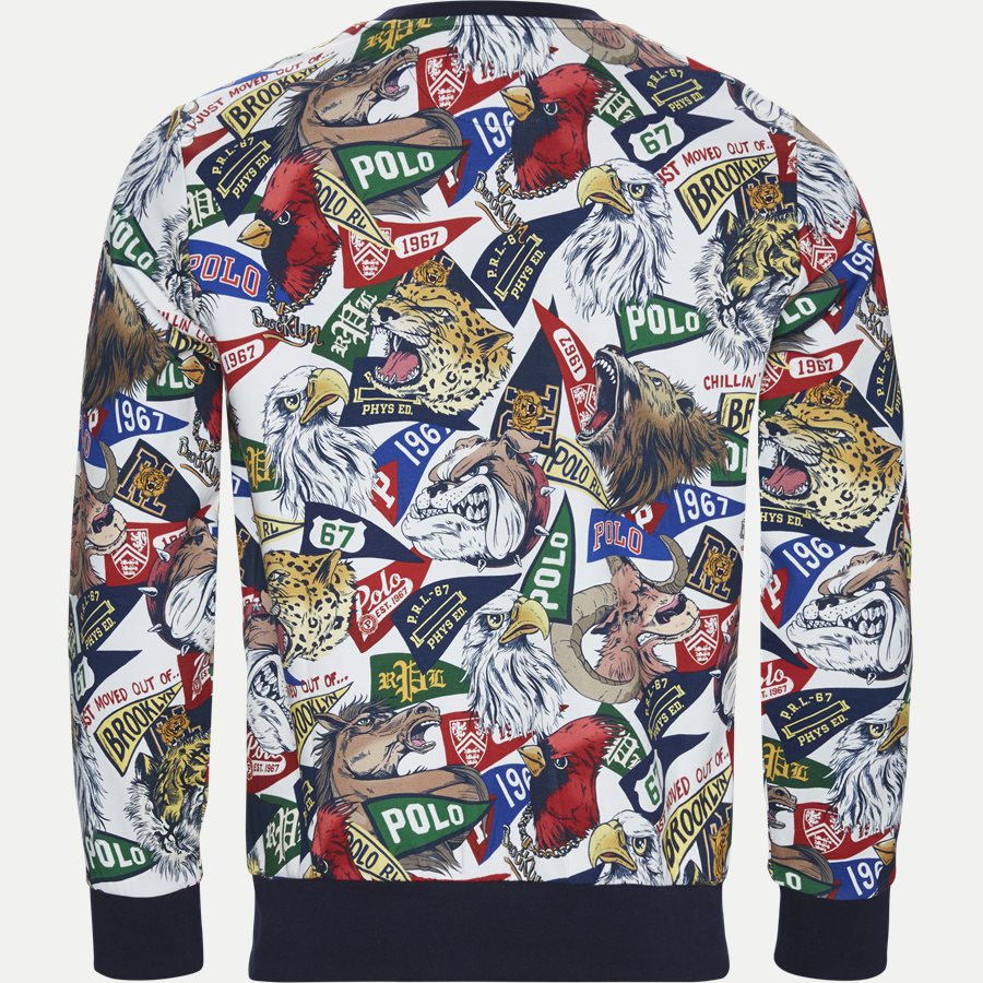 710740930 - M Yale 2 Multi Crew Neck Sweatshirt - Sweatshirts - Regular - GRÅ - 2