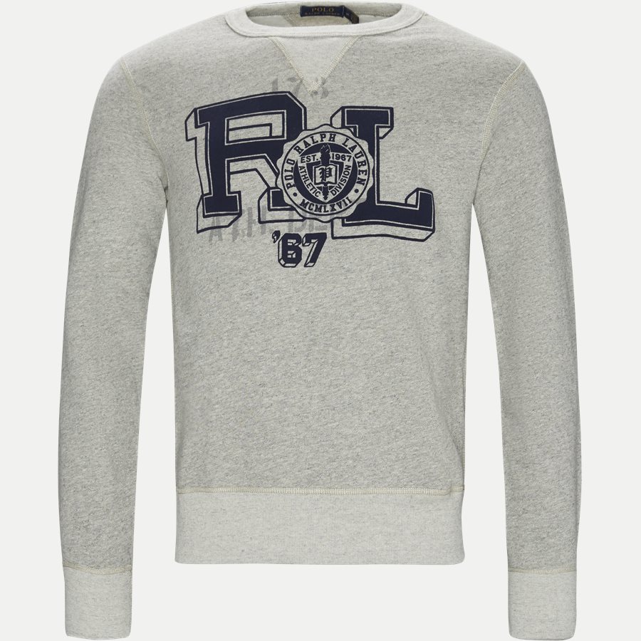 710740958 - Fleece Graphic Sweatshirt - Sweatshirts - Regular - GRÅ - 1