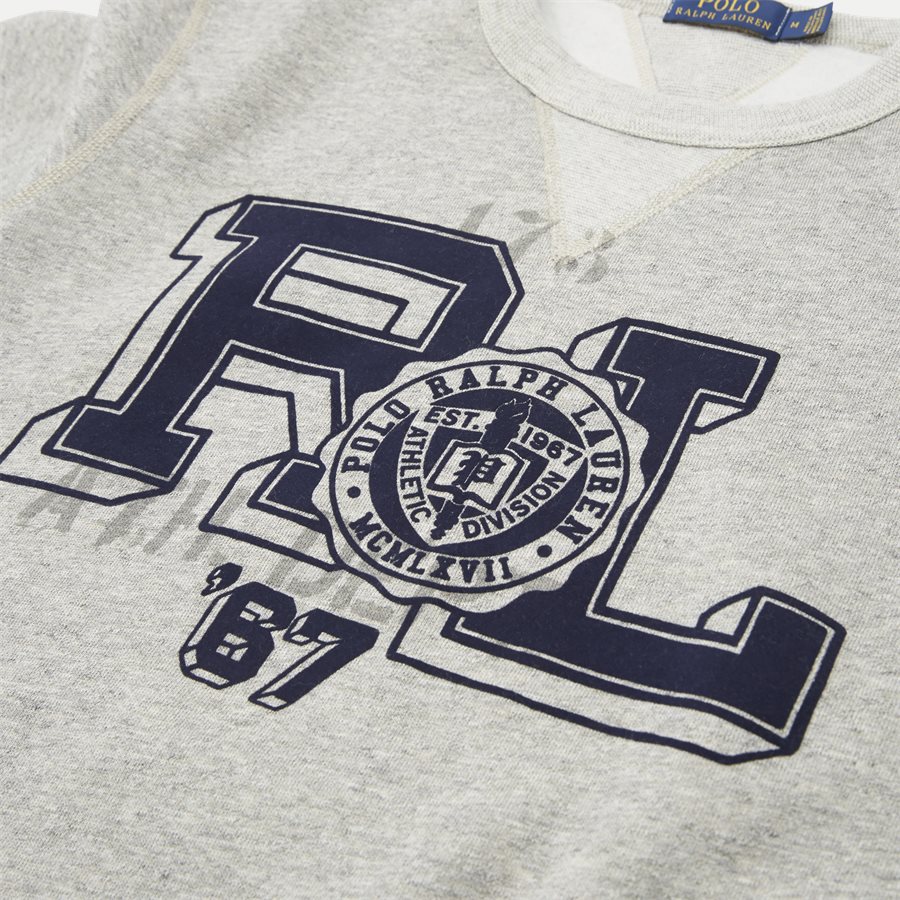710740958 - Fleece Graphic Sweatshirt - Sweatshirts - Regular - GRÅ - 4
