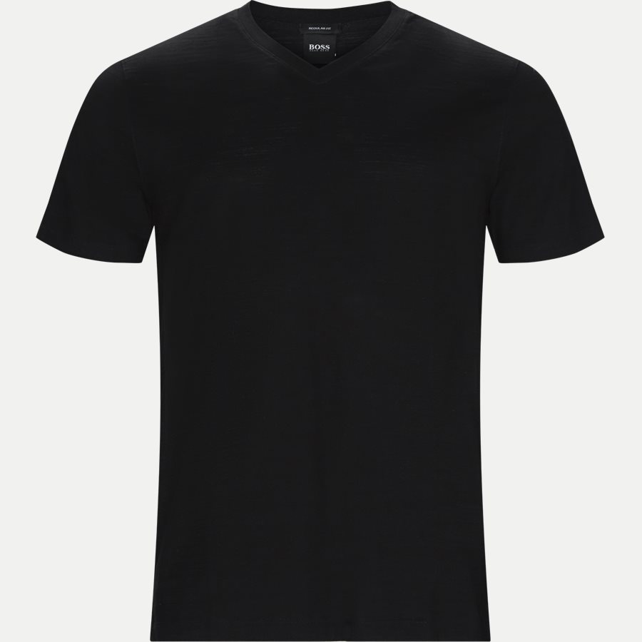 50402620 TILSON 100 - Tilson 100 V-neck T-shirt - T-shirts - Regular - SORT - 1