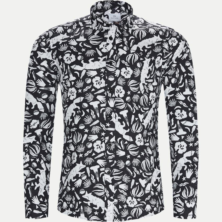 PS Paul Smith Shirts 612P A20229 BLK/WHI