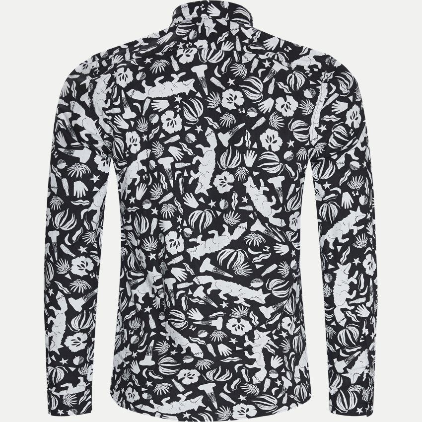 PS Paul Smith Shirts 612P A20229 BLK/WHI