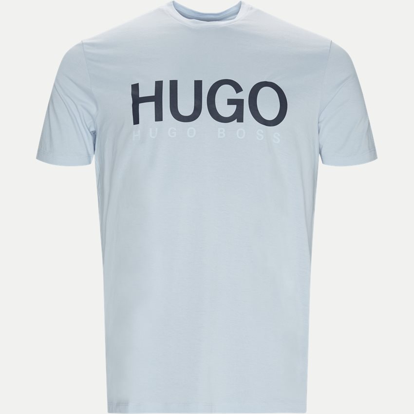 HUGO T-shirts 50406203 DOLIVO-U3 LYSBLÅ