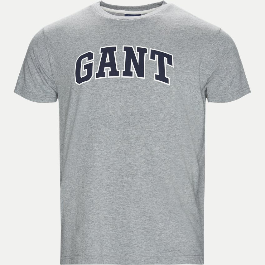 Gant T-shirts 2003034 O1 GRAPHIC SS GRÅ