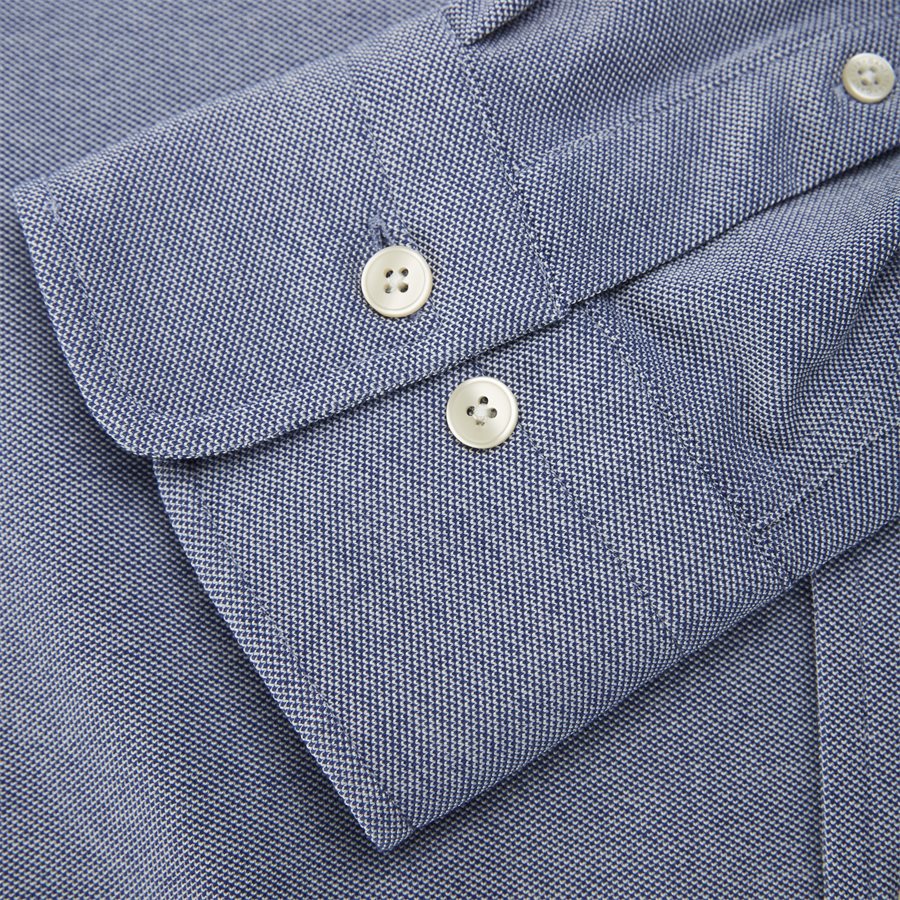 3002562 D1 PIQUE SOLID SLIM - TP Pique Solid Slim BD Skjorte - Skjorter - Slim - BLÅ - 6
