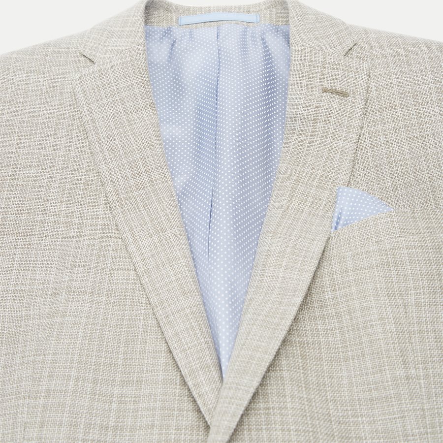 HOPSACK STAR/SHERMAN - Hopsack Delave Star/Sherman Blazer - Blazer - SAND - 3