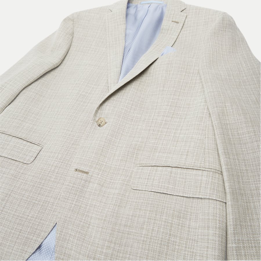 HOPSACK STAR/SHERMAN - Hopsack Delave Star/Sherman Blazer - Blazer - SAND - 6