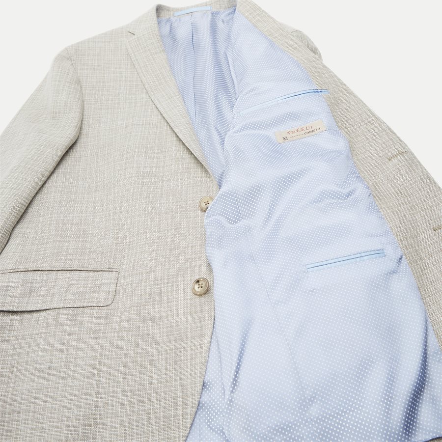 HOPSACK STAR/SHERMAN - Hopsack Delave Star/Sherman Blazer - Blazer - SAND - 8