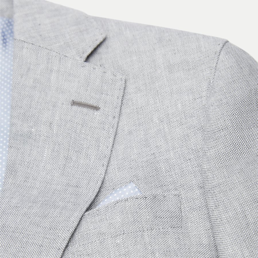 6809 STAR NAPOLI/SHERMAN NAPOLI - 6809 Star/Sherman Hør Blazer - Blazer - GRÅ - 4