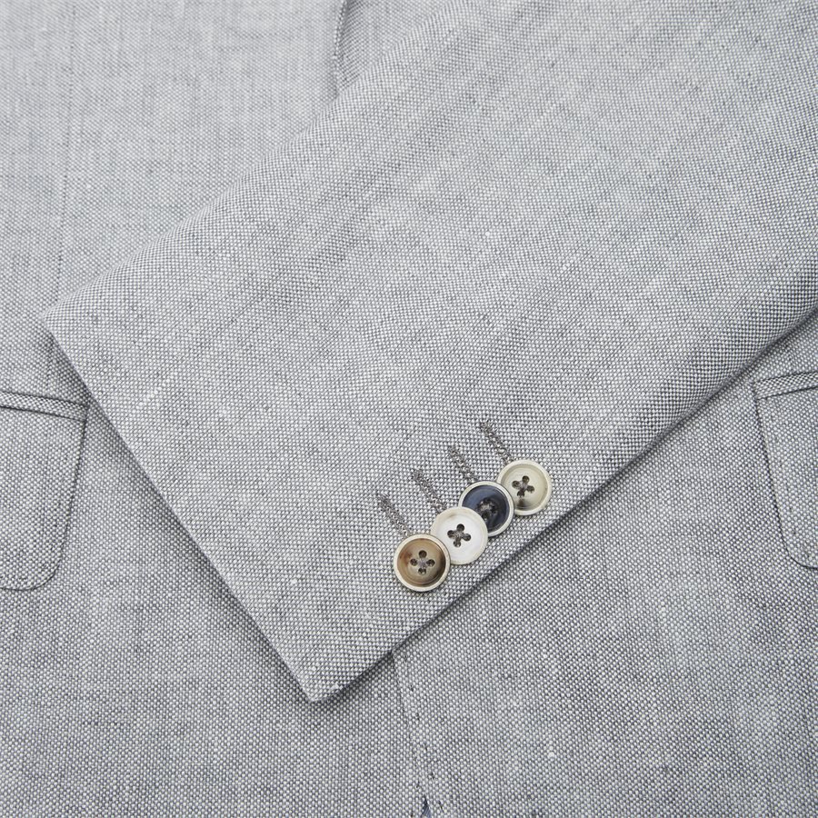 6809 STAR NAPOLI/SHERMAN NAPOLI - 6809 Star/Sherman Hør Blazer - Blazer - GRÅ - 7
