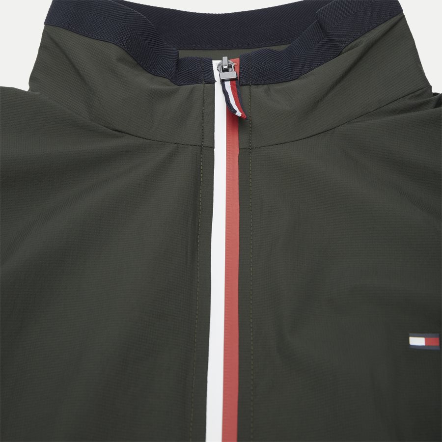 RED WHITE ZIP JACKET - Red White Zip Jacket - Jakker - Regular - OLIVEN - 3