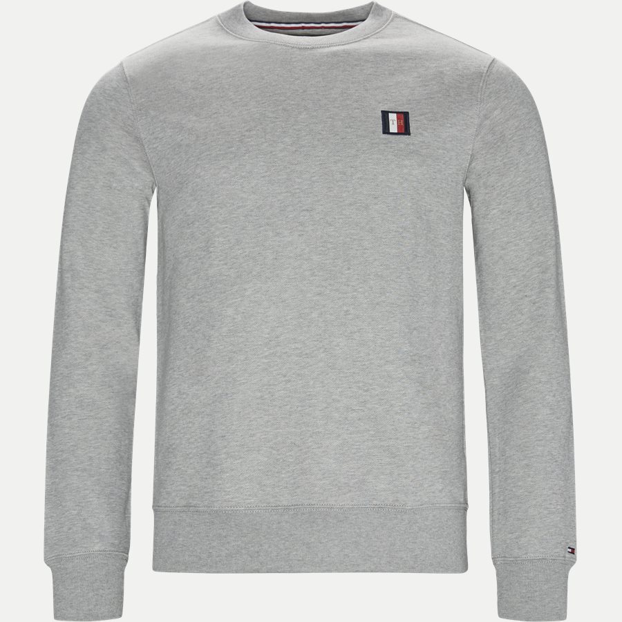 ICON MINI BADGE SWEATSHIRT - Icon Mini Badge Sweatshirt - Sweatshirts - Regular - GRÅ - 1