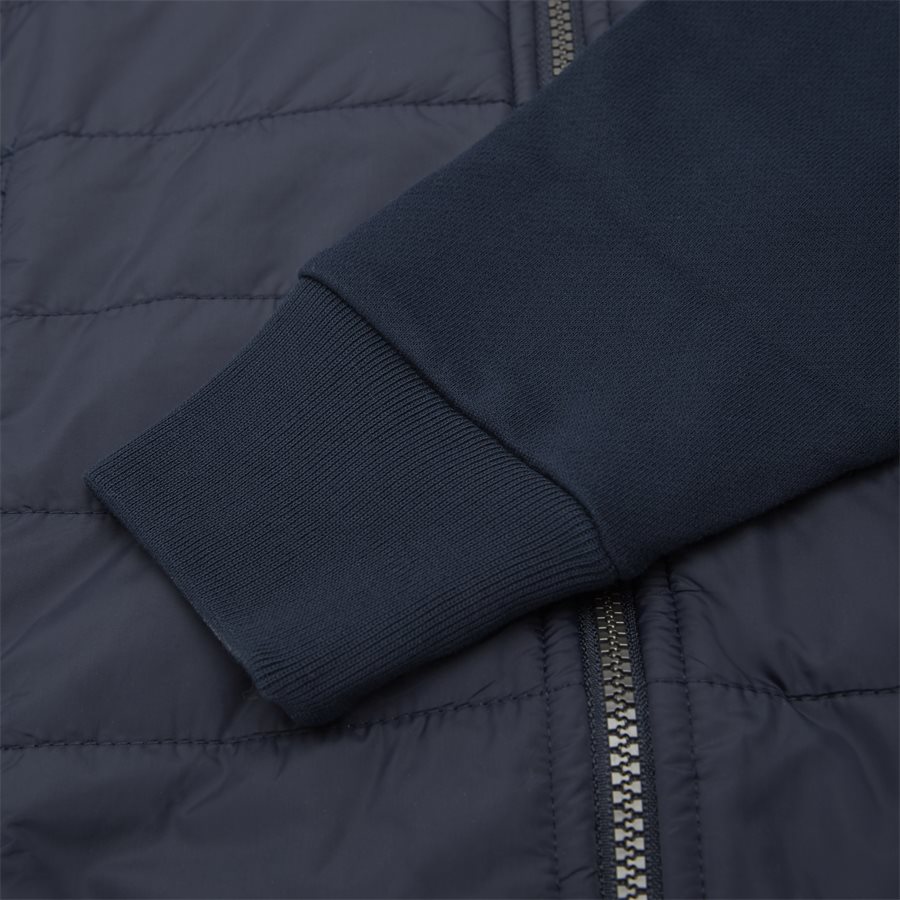 MIXED MEDIA ZIP TROUGH - Mixed Media Zip Through - Sweatshirts - Regular - NAVY - 6