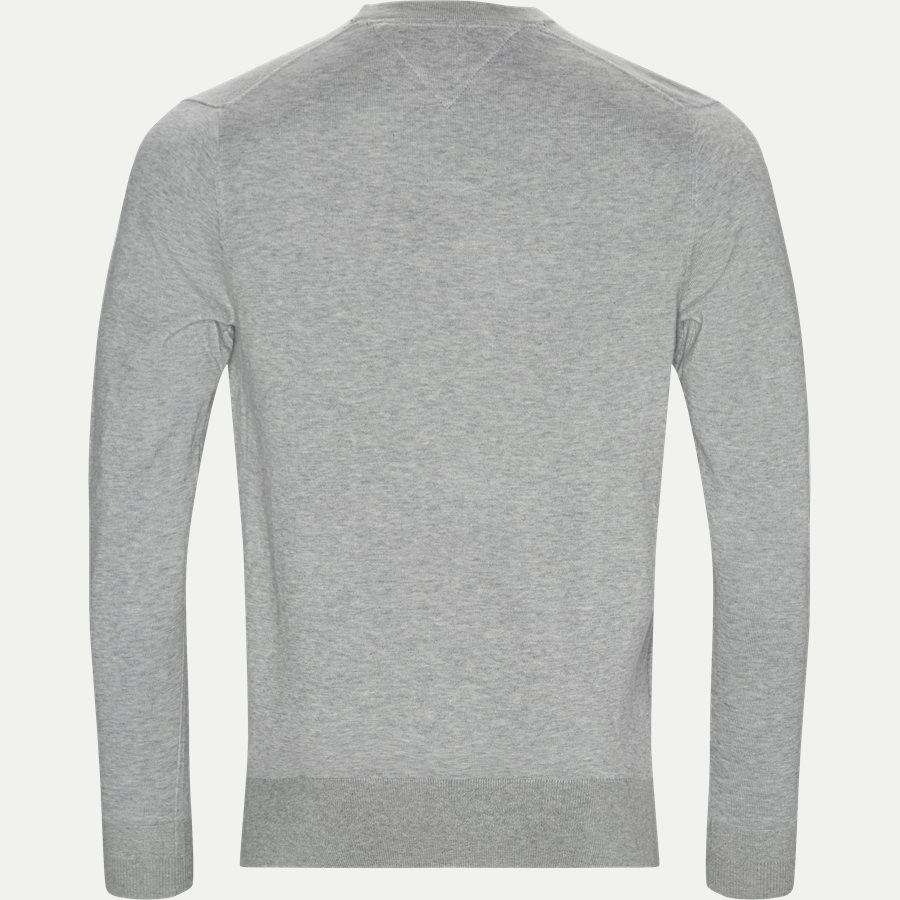 COTTON SILK CREW NECK - Cotton Silk Crew Neck Knit - Strik - Regular - GRÅ - 2