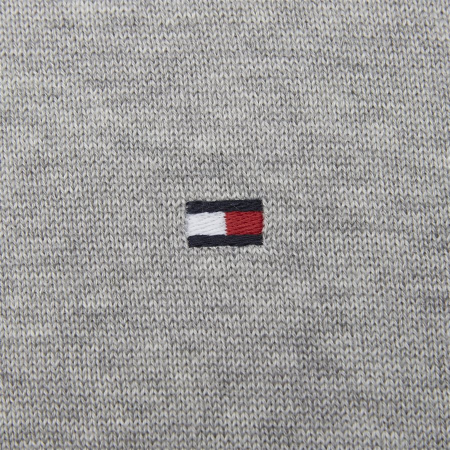 COTTON SILK CREW NECK - Cotton Silk Crew Neck Knit - Strik - Regular - GRÅ - 3