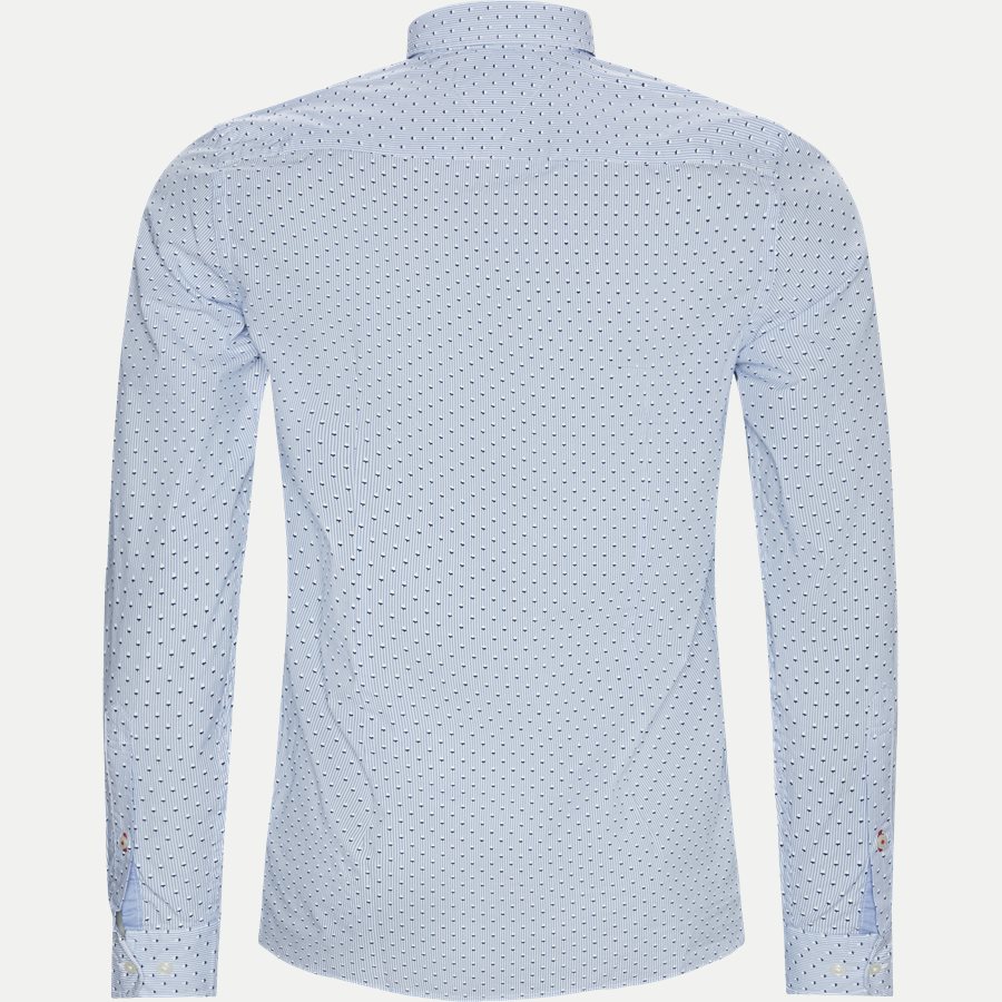 SLIM MICRO PRINT SHIRT - Slim Micro Print Shirt Skjorte - Skjorter - Slim - BLÅ - 2