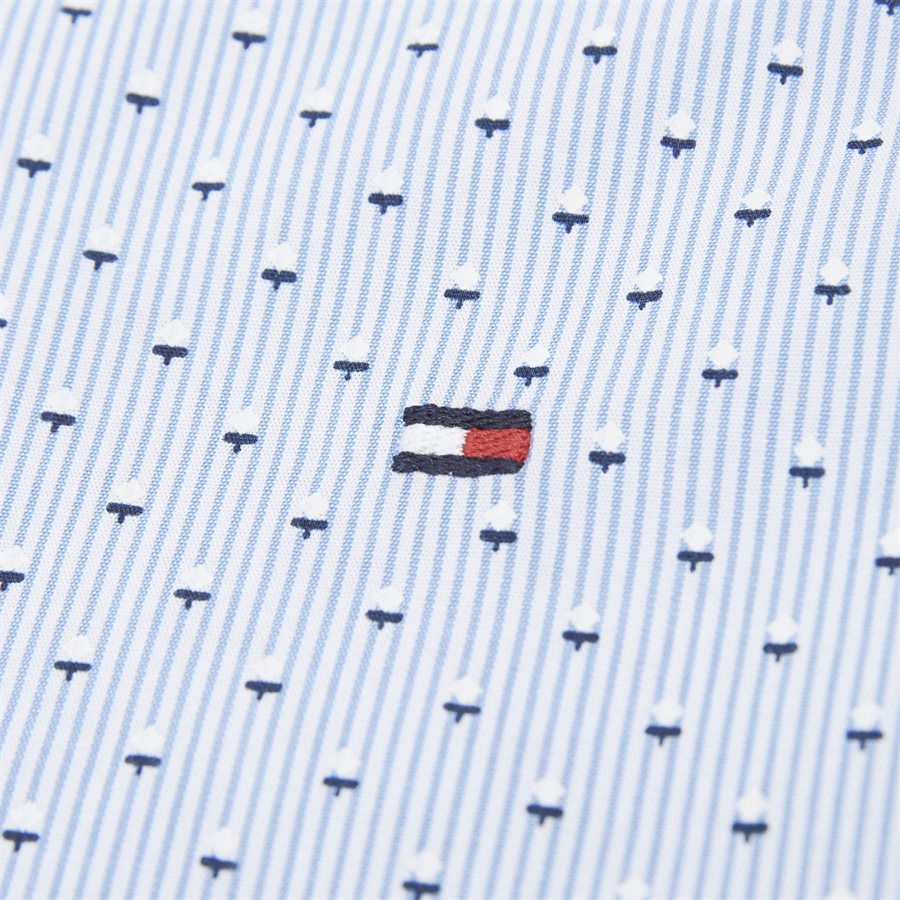SLIM MICRO PRINT SHIRT - Slim Micro Print Shirt Skjorte - Skjorter - Slim - BLÅ - 6
