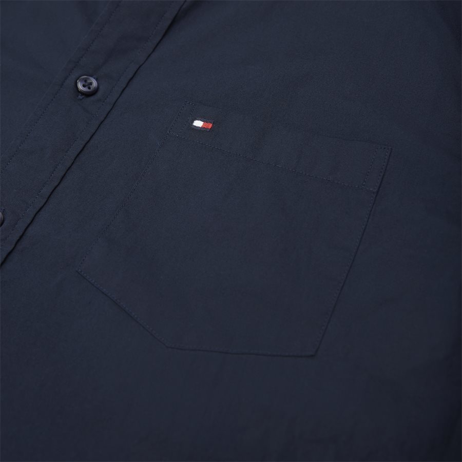 STRETCH POPLIN SHIRT S/S - Stretch Poplin Shirt S/S Kortærmetskjorte - Skjorter - Regular - NAVY - 3