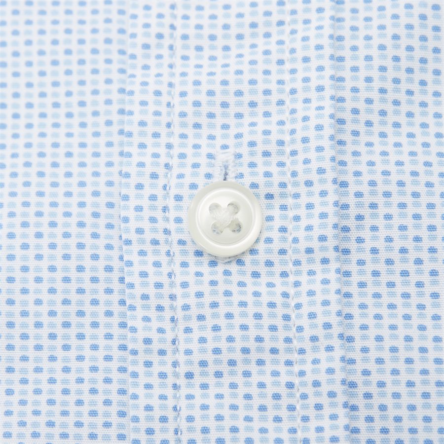 SLIM MINI PRINT SHIRT S/S - Slim Mini Print Shirt S/S Kortærmet Skjorte - Skjorter - Slim - BLÅ - 5