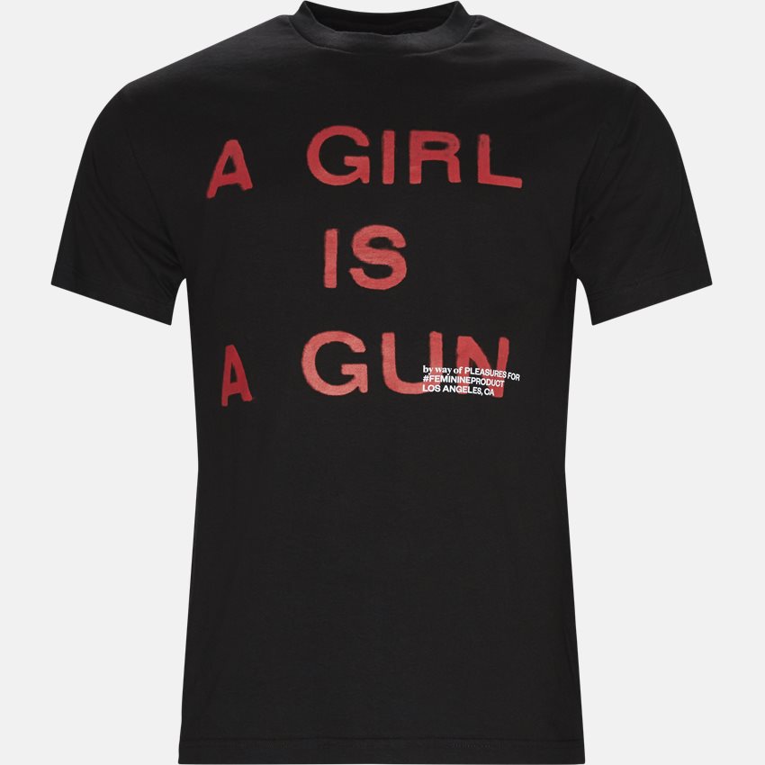 Pleasures T-shirts GIRL IS A GUN TEE SORT