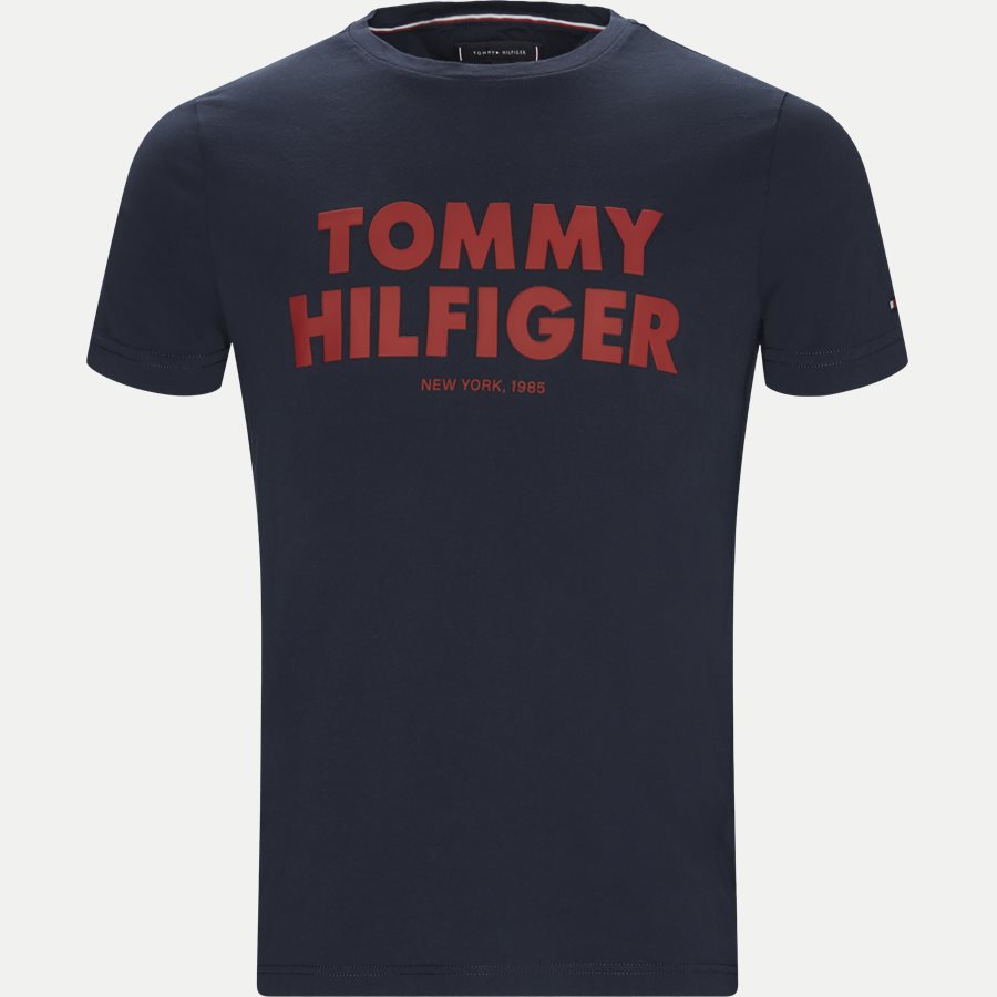 TOMMY HILFIGER TEE - Tommy Hilfiger Tee - T-shirts - Regular - NAVY - 1