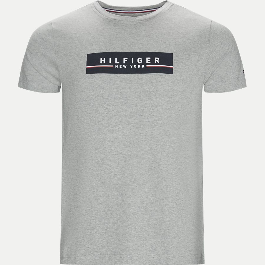 CORP BOX PRINT TEE - Corp Box Print Tee T-shirt - T-shirts - Regular - GRÅ - 1