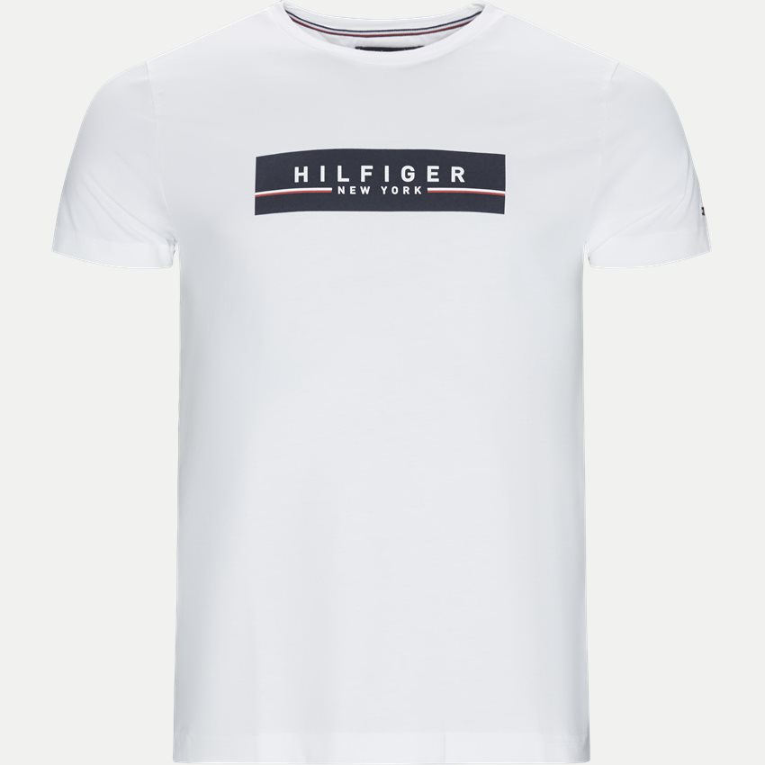 Tommy Hilfiger T-shirts CORP BOX PRINT TEE HVID